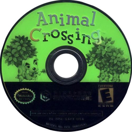 Animal Crossing Disc Scan - Click for full size image